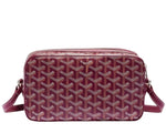 Load image into Gallery viewer, Goyard Burgundy Chevron Print Coated Canvas Cap-vert Bag (Like new)
