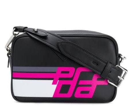 Prada cross body unisex shoulder bag 1BH093 black (Like new)