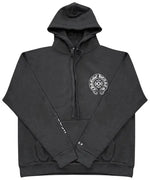 Load image into Gallery viewer, Chrome Hearts Silver Glitter Hoodie Black
