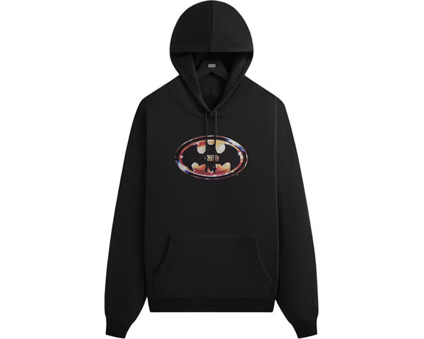 Kith x Batman Logo Vintage Nelson Hoodie Black