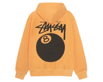 Load image into Gallery viewer, Stussy 8 Ball Hoodie Pigment Dyed Orange
