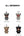 Popmart Hirono Road Journal Series - Plush Doll Pendant Blind box (Sold per piece)