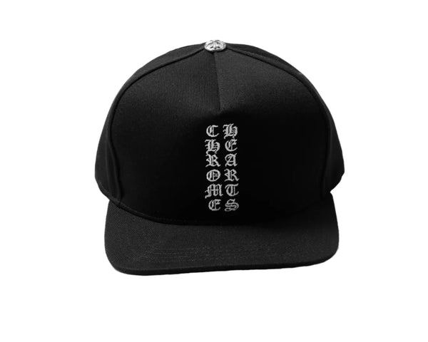 Chrome Hearts Vertical Logo Hat Black