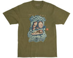 Load image into Gallery viewer, Travis Scott Cactus Jack x Takashi Murakami Melted Utopia Dream Zodiac Tee Olive
