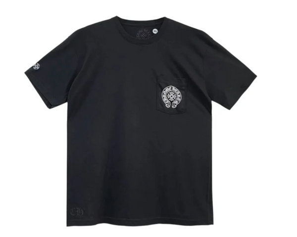Chrome Hearts Multi Color Gradient Horseshoe Logo Short Sleeve T-shirt