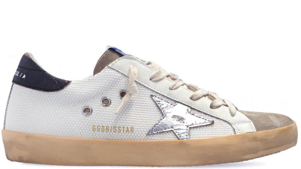 Golden Goose Super-Star White Taupe Silver (Women’s)