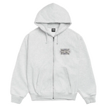 Load image into Gallery viewer, Stussy Champion Oval Zip Hoodie Ash Heather
