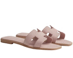 Load image into Gallery viewer, Hermes Oran sandal Rose Porcelaine Epsom Calfskin Leather
