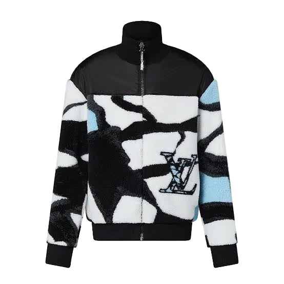 Louis Vuitton Monogram Gradient Shearling Jacket (Like new)