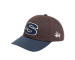 Load image into Gallery viewer, Stussy Low Profile Chenille S Snapback Dark Brown
