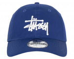 Load image into Gallery viewer, Stussy New Era 9Twenty Basic Strapback Majestic Blue
