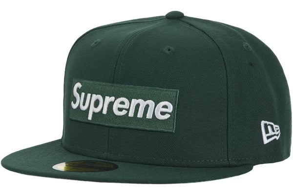 Supreme MLB Teams Box Logo New Era 59Fifty Cap Green 7 3/8