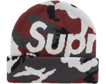 Load image into Gallery viewer, Supreme Camo Big Logo Beanie Red Camo

