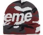 Load image into Gallery viewer, Supreme Camo Big Logo Beanie Red Camo
