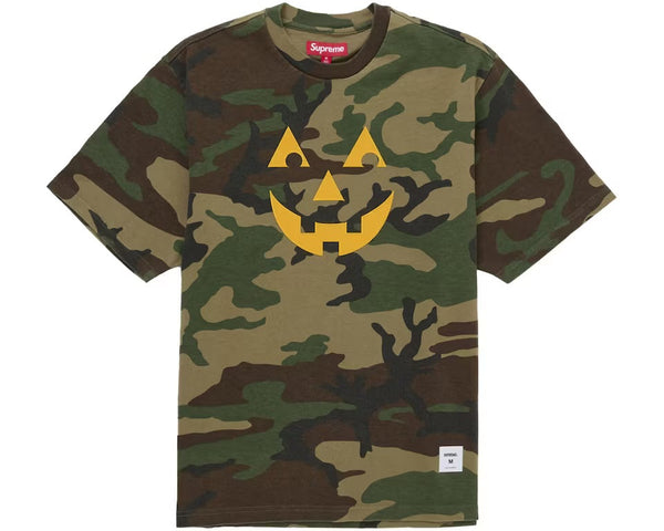 Supreme Pumpkin S/S Top Woodland Camo