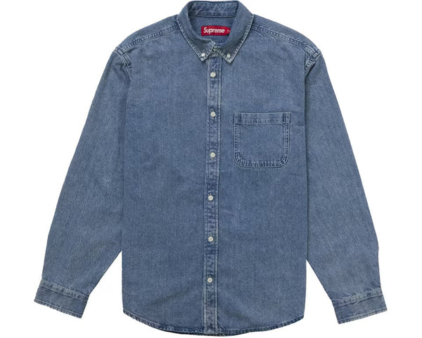 Supreme Applique Denim Shirt Indigo