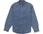 Load image into Gallery viewer, Supreme Applique Denim Shirt Indigo
