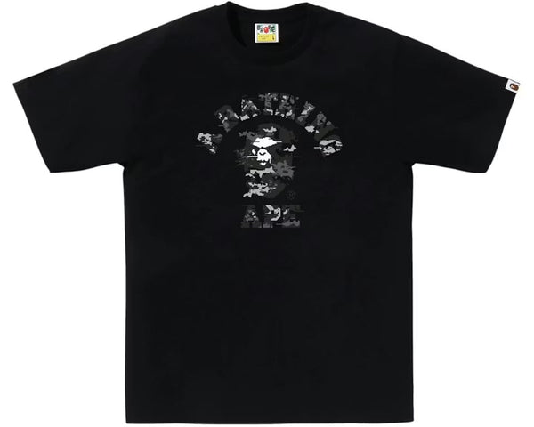 BAPE Multi Pixel Camo College Tee Black/Grey