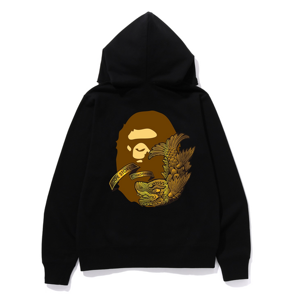 BAPE Store Nagoya Pullover hoodie Black
