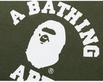 Load image into Gallery viewer, BAPE College Heavy Weight Pullover Hoodie Olive
