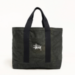 Load image into Gallery viewer, Stussy Canvas Extra Large Tote Bag 'Washed Black'
