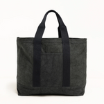 Load image into Gallery viewer, Stussy Canvas Extra Large Tote Bag 'Washed Black'
