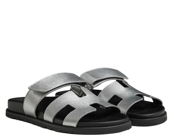 Hermes Chypre Sandal Gris Argenté (Women’s)