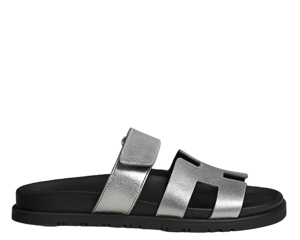 Hermes Chypre Sandal Gris Argenté (Women’s)