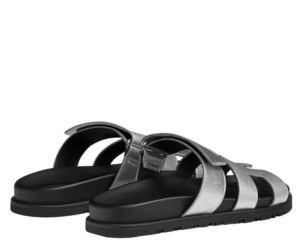 Hermes Chypre Sandal Gris Argenté (Women’s)