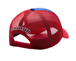 Load image into Gallery viewer, Undefeated Icon Trucker hat Red Blue
