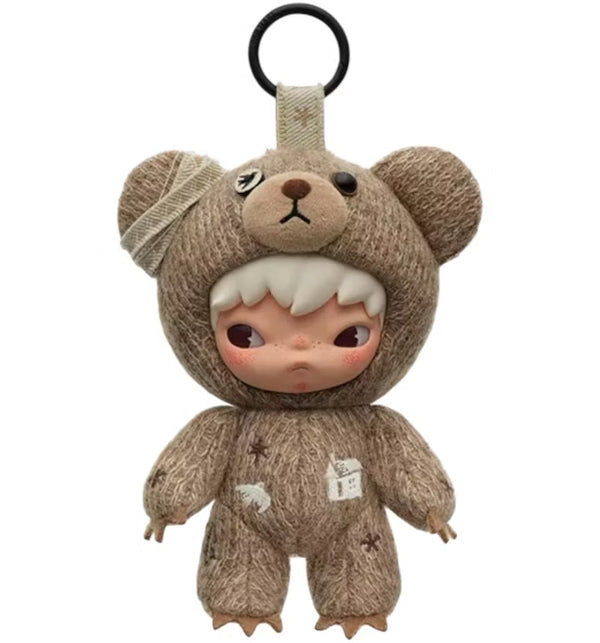 Popmart Hirono Road Journal Series - Plush Doll Pendant (Woven Woods)