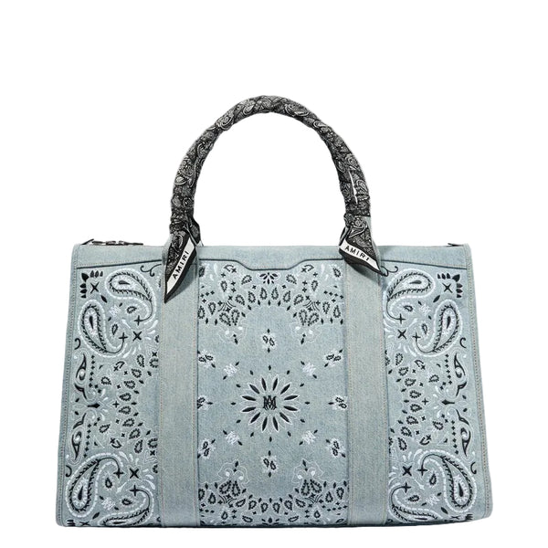 Amiri ‘Bandana Denim’ Weekender Bag