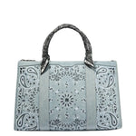 Load image into Gallery viewer, Amiri ‘Bandana Denim’ Weekender Bag
