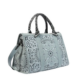 Load image into Gallery viewer, Amiri ‘Bandana Denim’ Weekender Bag
