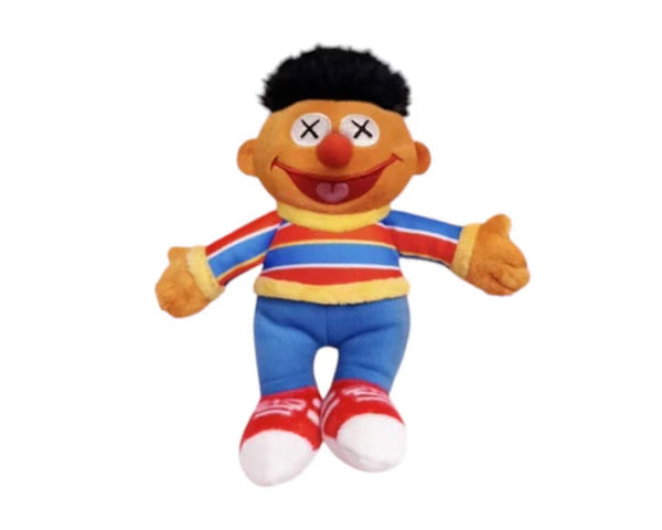 KAWS x Sesame Street Water Parade Ernie Plush Keychain