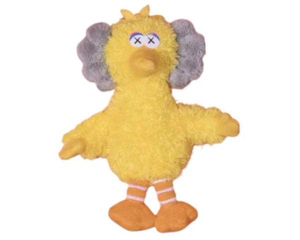 KAWS x Sesame Street Water Parade Big Bird Plush Keychain