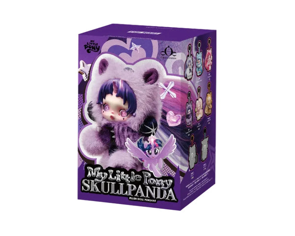 Popmart SKULLPANDA × My Little Pony Series Plush Doll Pendant (Sold per piece)