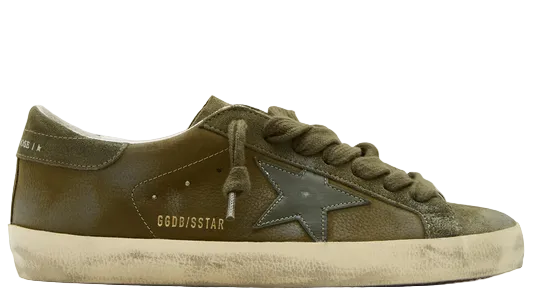 Golden Goose Super-Star Classic Olive Night