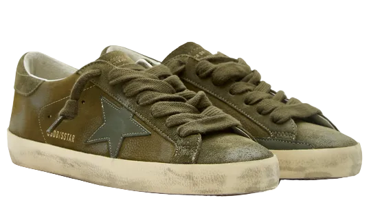 Golden Goose Super-Star Classic Olive Night