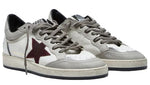 Load image into Gallery viewer, Golden Goose Ball Star Double Upper White Dove Bordeaux
