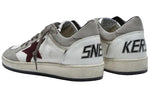 Load image into Gallery viewer, Golden Goose Ball Star Double Upper White Dove Bordeaux
