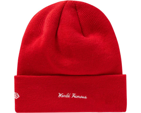 Supreme New Era Box Logo Beanie (FW19) Red