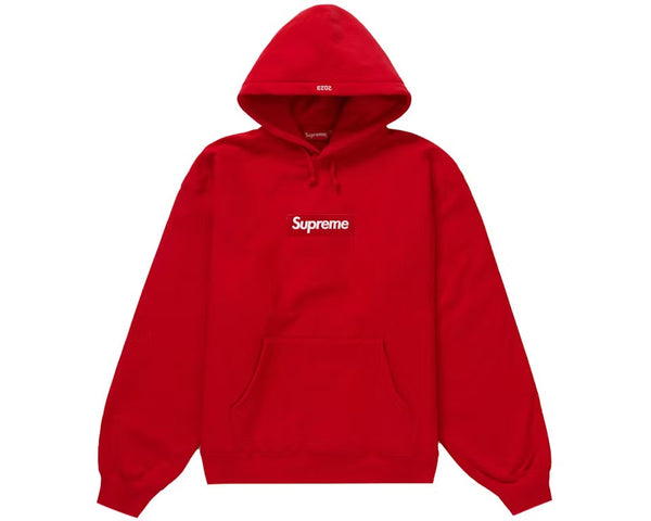 Supreme Box Logo Hooded Sweatshirt (FW23) Red