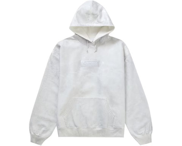 Supreme MM6 Maison Margiela Foil Box Logo Hooded Sweatshirt White