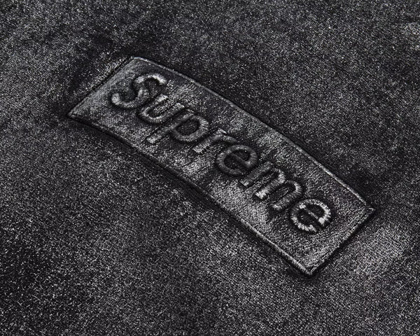 Supreme MM6 Maison Margiela Foil Box Logo Hooded Sweatshirt Black