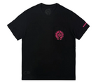 Load image into Gallery viewer, Chrome Hearts  Pink Horseshoe Pocket Short Sleeve T-Shirt Tee
