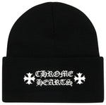Load image into Gallery viewer, Chrome Hearts Logo Beanie 'Black'
