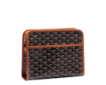 Load image into Gallery viewer, Goyard Jouvence MM Toiletry Bag Black Tan

