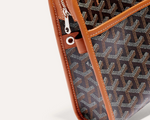 Load image into Gallery viewer, Goyard Jouvence MM Toiletry Bag Black Tan
