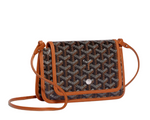 Load image into Gallery viewer, Goyard Plumet Pocket Wallet Black &amp; Tan
